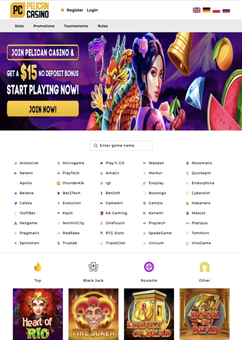 Spielautomaten Pelican Casino